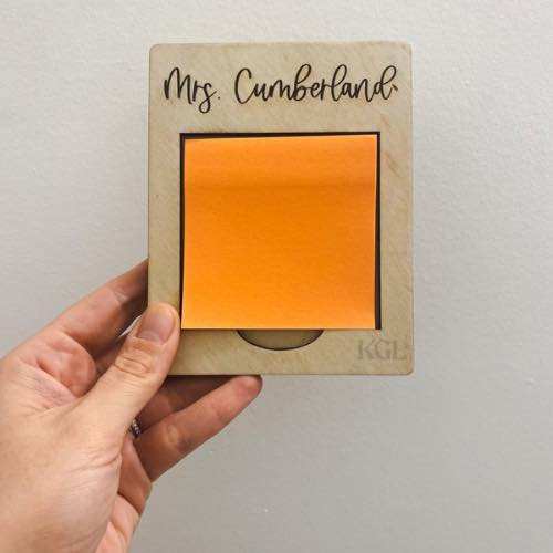 Mini Desktop Pad Holder