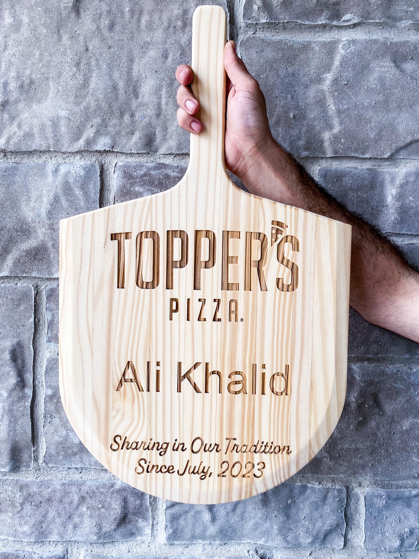 Round Pizza Peel Board
