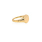 Gold Plated Engraved Signet Ring