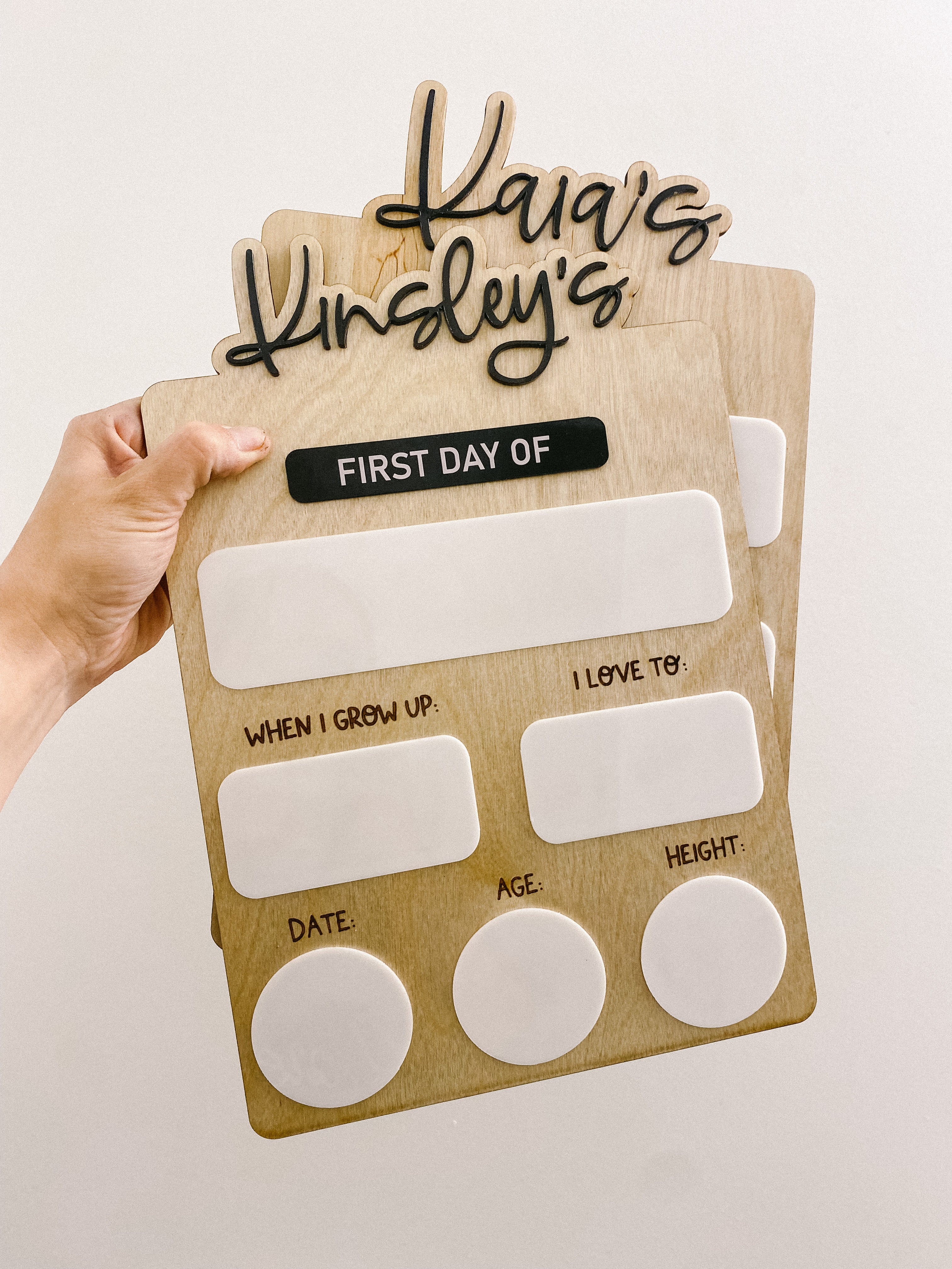 First / Last Day Large Board