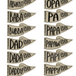 Best “Dad” Pennant Magnet Frame