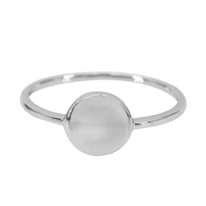 Dainty Round Ring | Silver