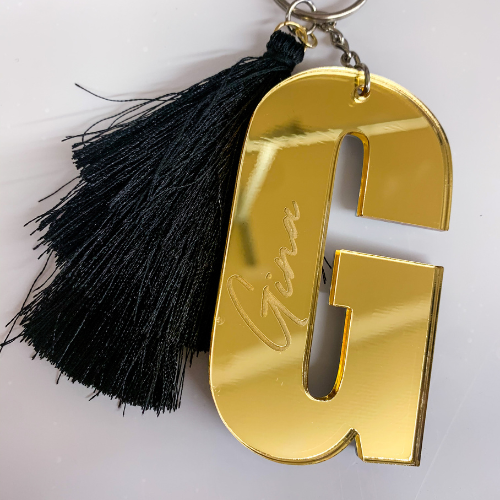 Initial Letter Keychain