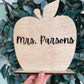 Freestanding Apple Desk Sign