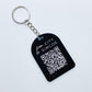 QR Keychain | Laser Engraved