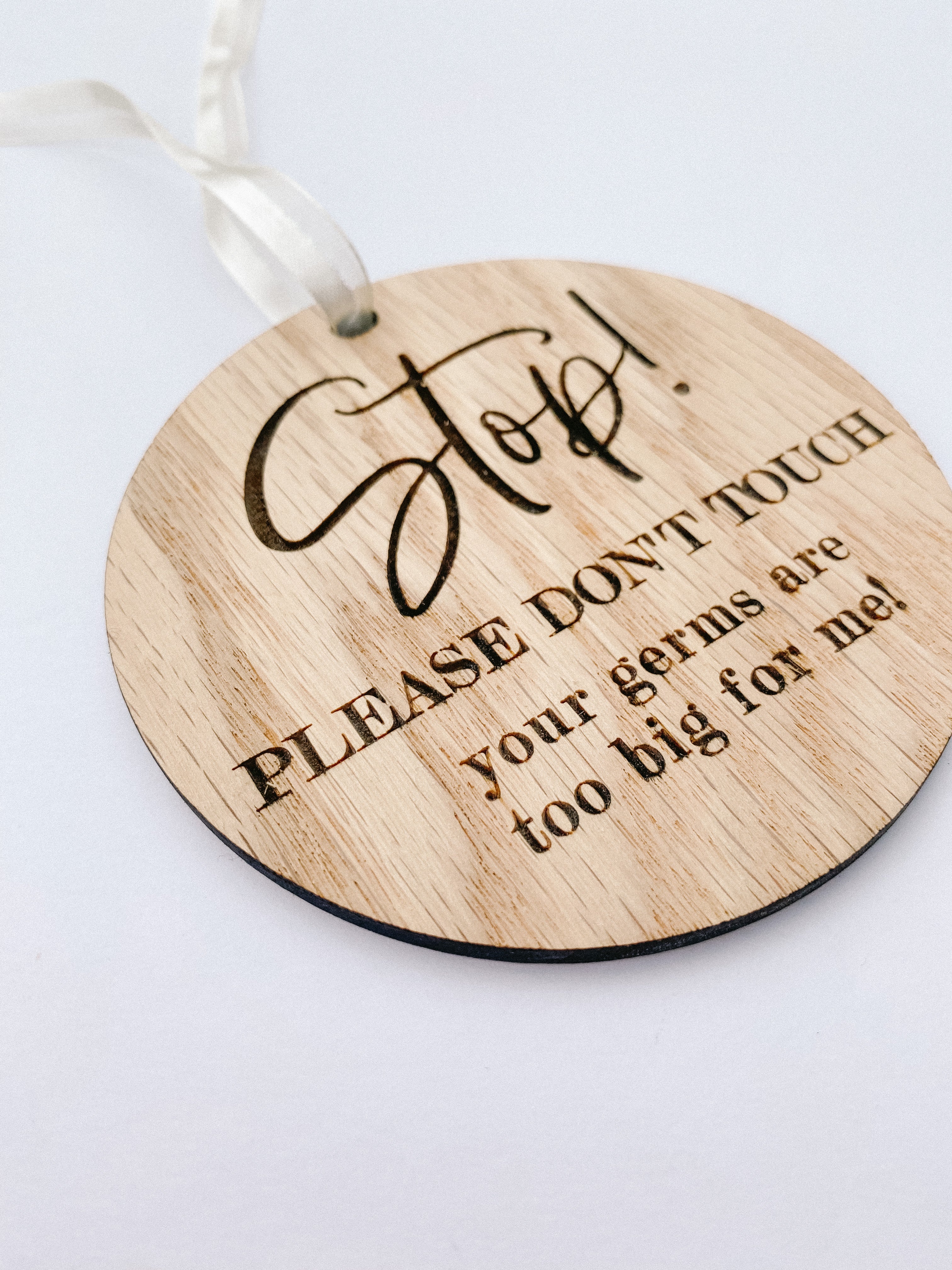 Don't Touch Stroller Tag