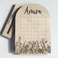 Personalized Earring Holder