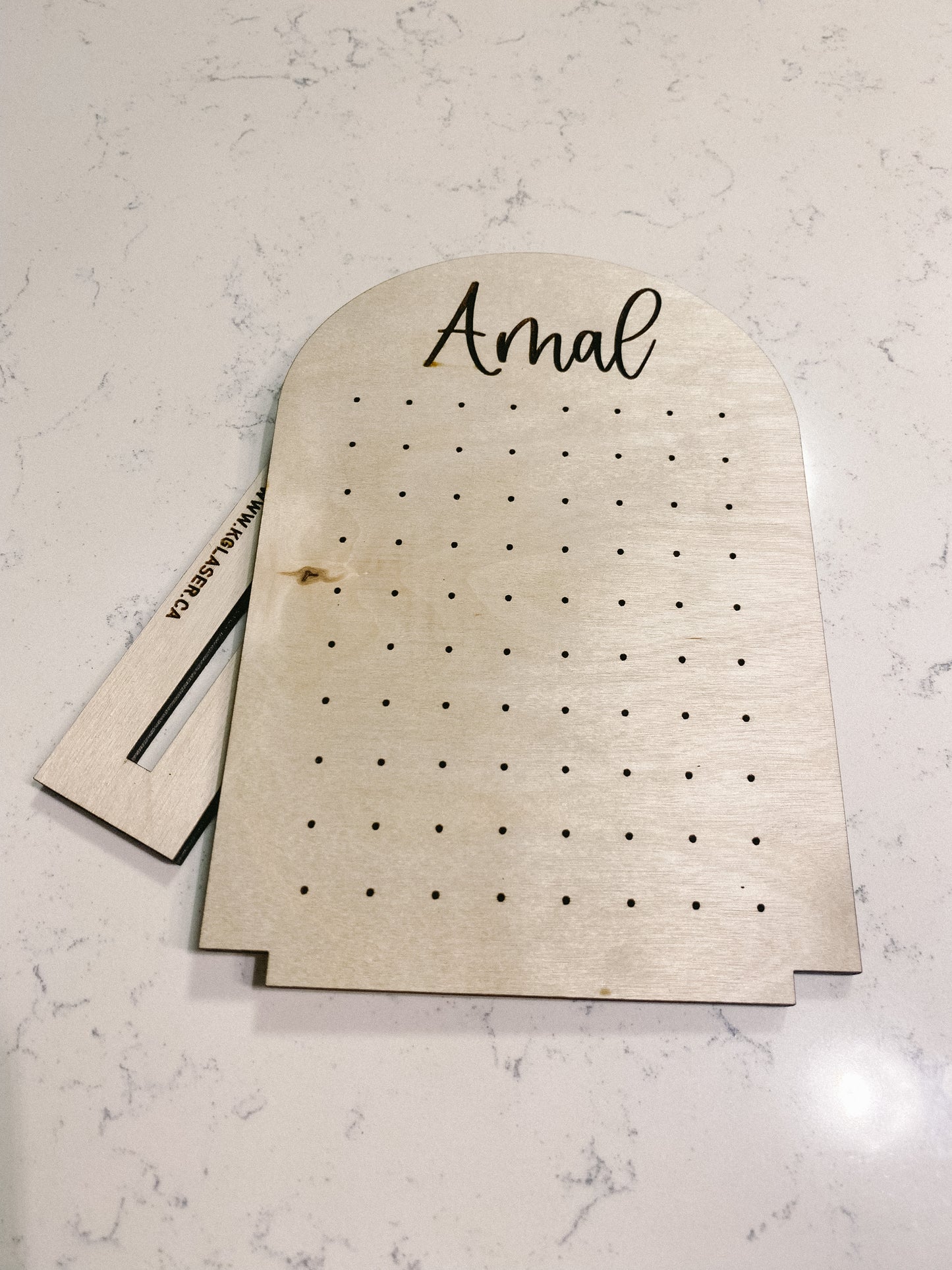 Personalized Earring Holder