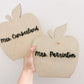 Freestanding Apple Desk Sign