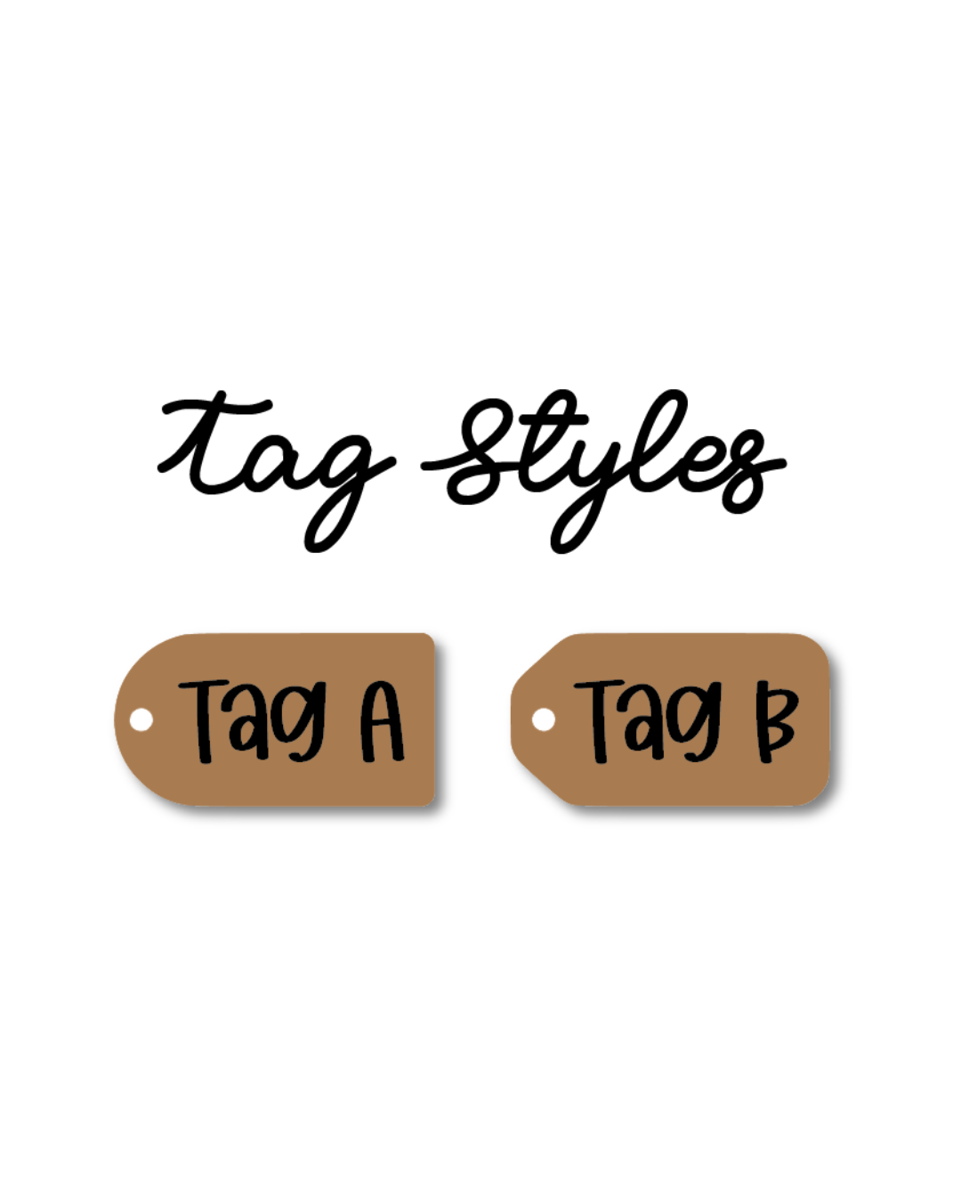 Wood + Acrylic Name Tag